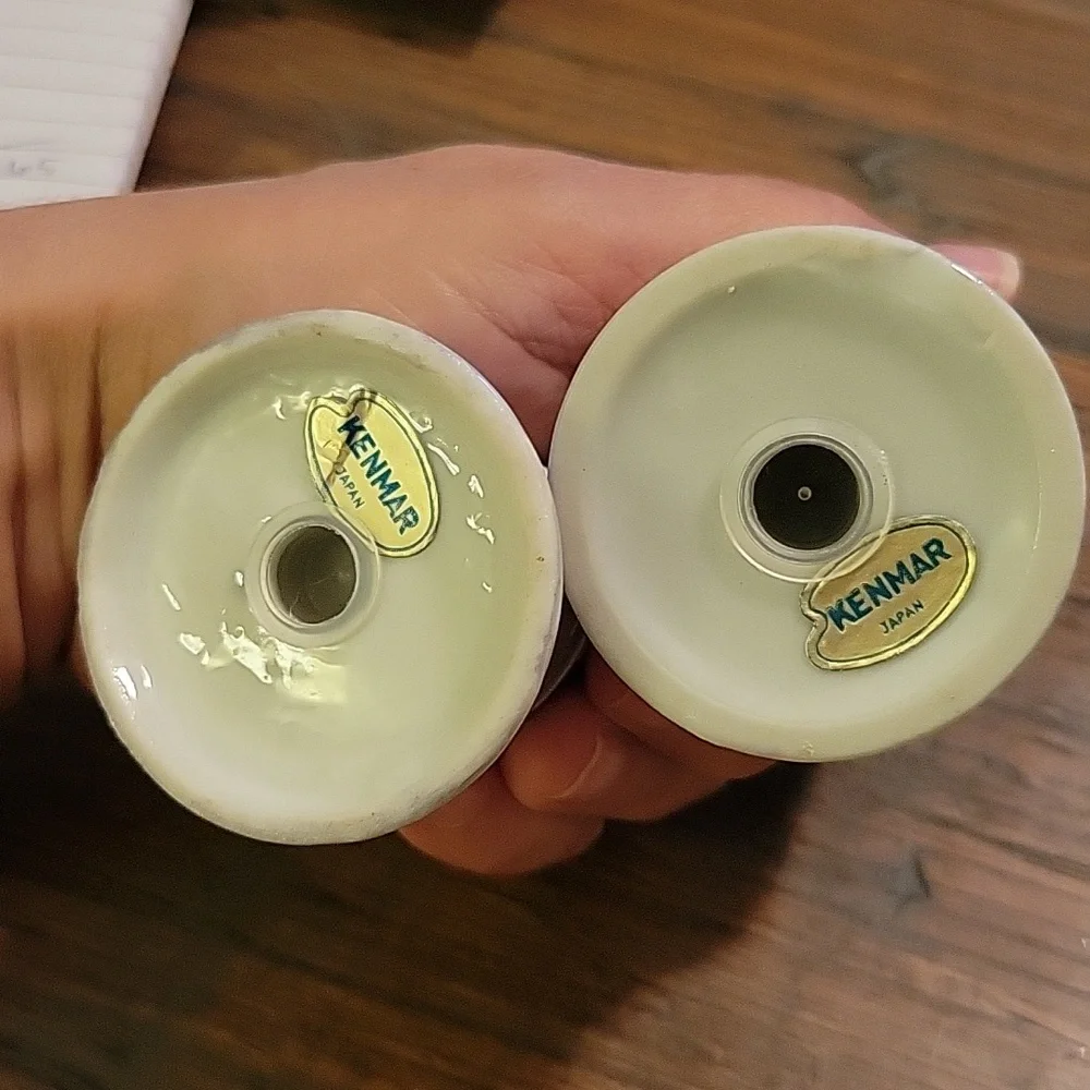 Vintage Japanese Moriage Salt & Pepper Shakers